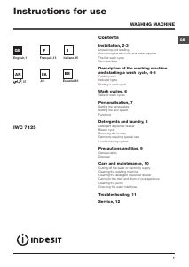 indesit iwc 7125 programmi|indesit washing machine quick guide.